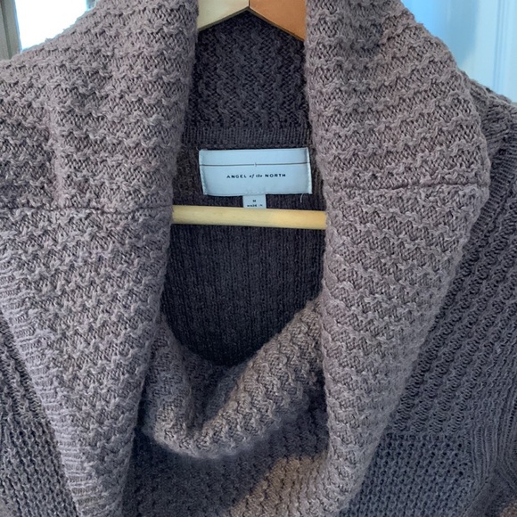 Anthropologie Angel of the North Rosie cowl neck tunic M sweater - Picture 6 of 12